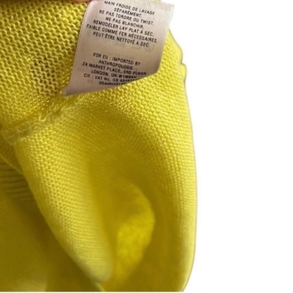 MOTH Anthropologie Lime Tee Sweater Size M - Picture 5 of 13